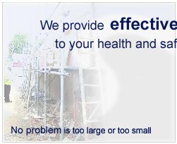 We provide effective Solutions to your health and safety problems